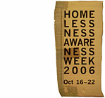 Homelessness awareness week logo (now homelessness action week)